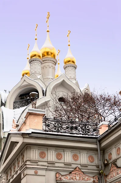 Church of the Saints of Diveevo Moscow — Stock Photo, Image
