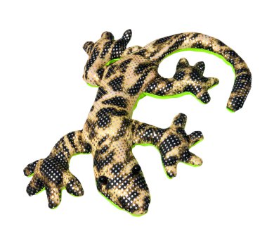 Beyaz arka plan üzerinde izole salamander oyuncak