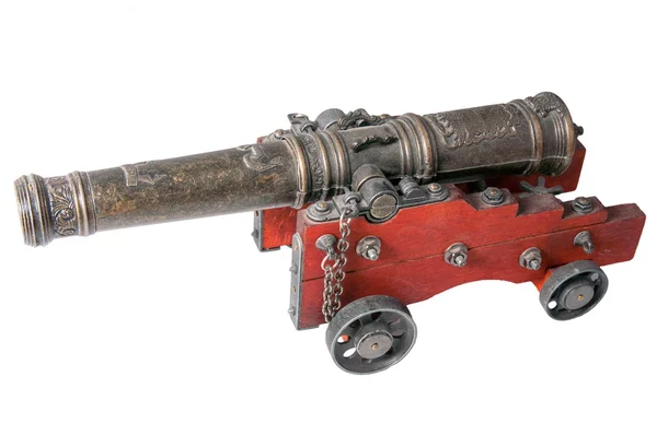 Toy cannon isolated on white background — Stock Photo, Image
