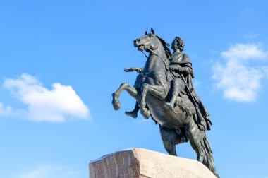 Bronz atlı, st.petersburg, Rusya Federasyonu