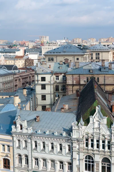 Вид на крыши Москвы, Россия — стоковое фото