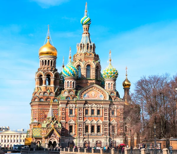 Iglesia del Salvador de la Sangre, San Petersburgo, Rusia — Foto de Stock