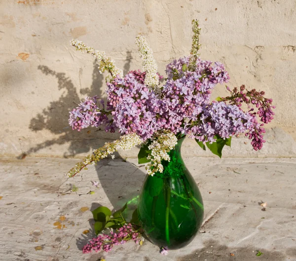 Still life bouquet with lilac — Stock Photo, Image