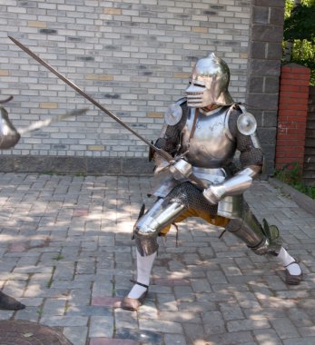 Knight antik metal zırh