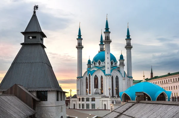 Moschea "Kul Sharif" nel Cremlino di Kazan, Tatarstan, Russia — Foto Stock