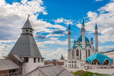 kazan kremlin, Tataristan, Rusya kul Şerif Camii