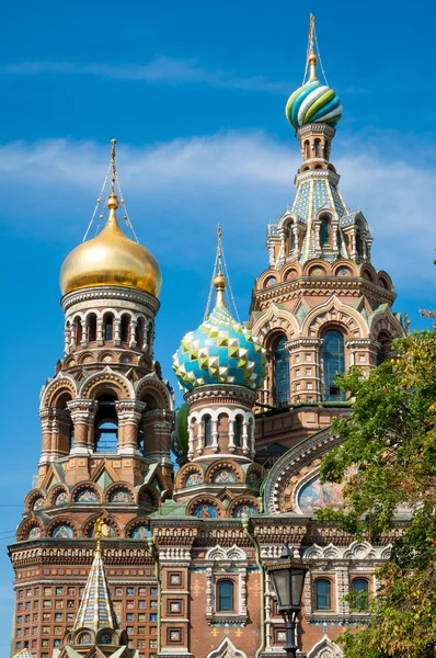 Igreja do Salvador em Sangue Derramado, São Petersburgo, Rússia — Fotografia de Stock