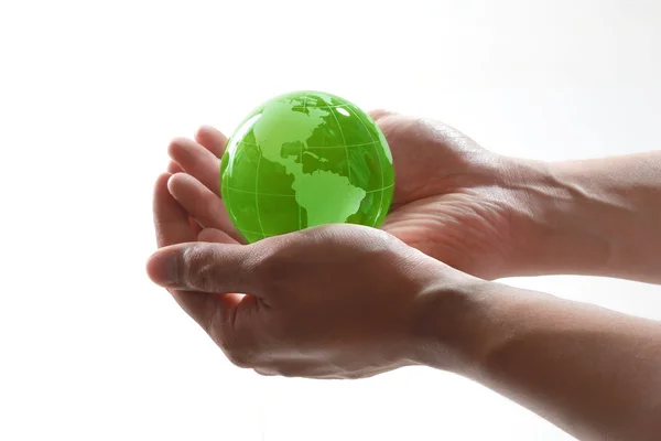 World in hands — Stock Photo, Image