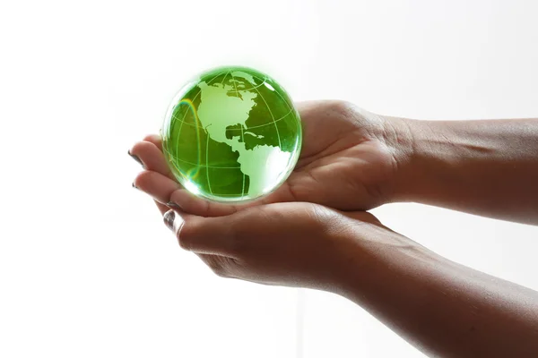 World in hands — Stock Photo, Image