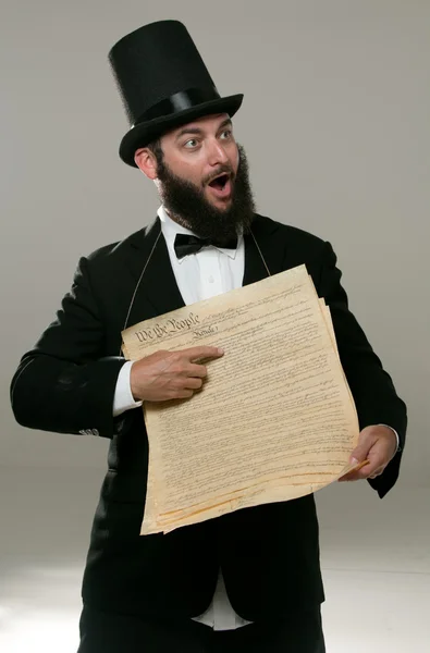 Abraham Lincoln Look Alike — Stock Photo, Image