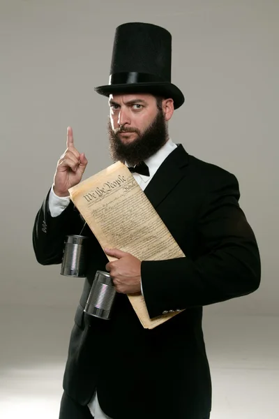 Abraham Lincoln Look Alike — Stock Photo, Image