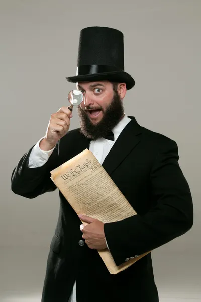 Abraham Lincoln Look Alike — Stock Photo, Image