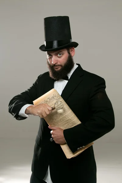 Abraham Lincoln Look Alike — Stock Photo, Image