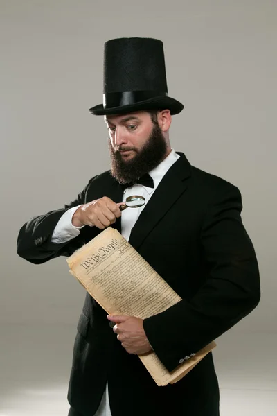 Abraham Lincoln Look Alike — Stock Photo, Image