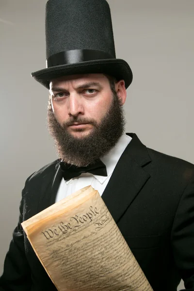 Abraham Lincoln Look Alike — Stock Photo, Image