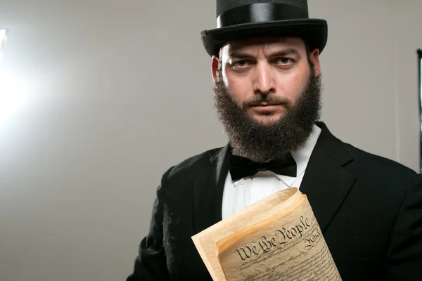 Abraham Lincoln Look Alike — Stock Photo, Image