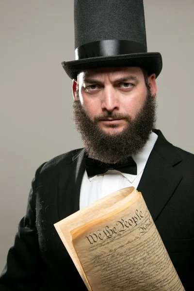 Abraham Lincoln Look Alike — Stock Photo, Image