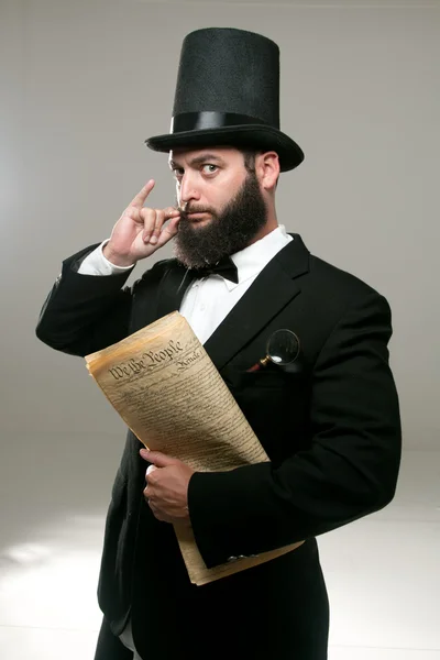 Abraham Lincoln Look Alike — Stock Photo, Image