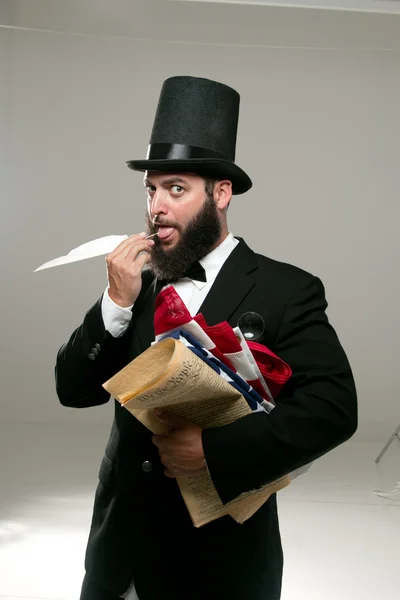 Abraham Lincoln Look Alike — Stock Photo, Image