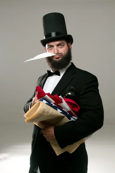 Abraham Lincoln se parece com — Fotografia de Stock