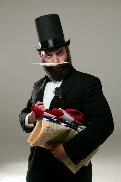 Abraham Lincoln se parece com — Fotografia de Stock