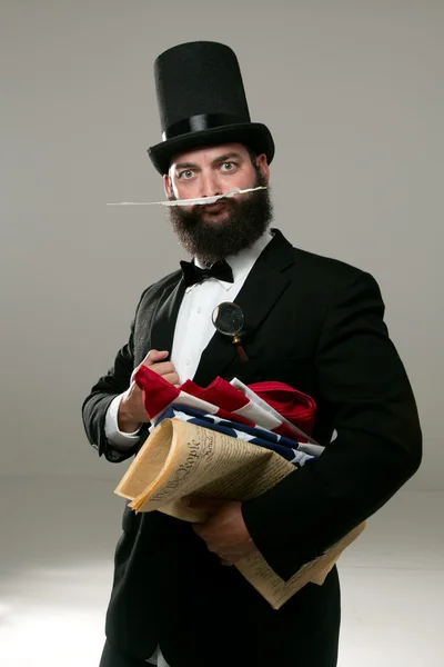 Abraham Lincoln se parece com — Fotografia de Stock