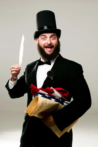 Abraham Lincoln Look Alike — Stock Photo, Image