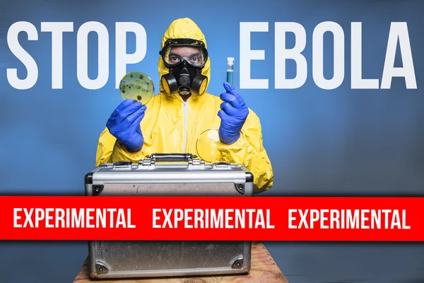 停止埃博拉病毒 — 图库照片