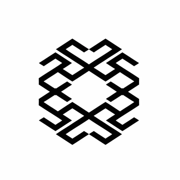 Swz Smz Sms Iniciais Zmz Logotipo Geométrico Ícone Vetorial —  Vetores de Stock