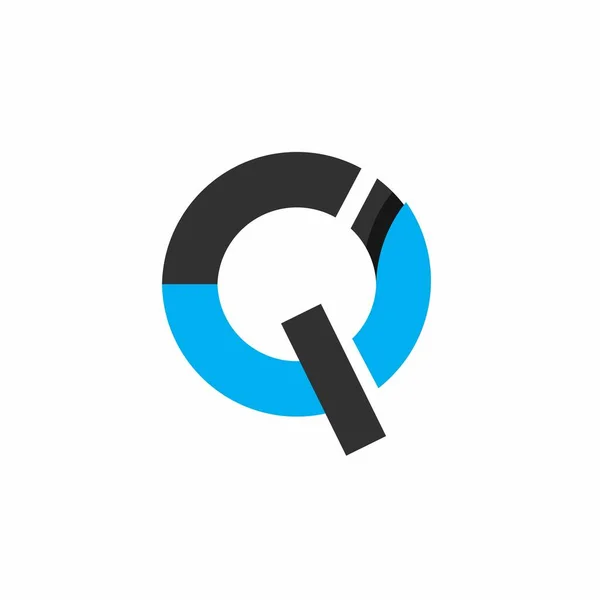Gqc Logo Moderno Delle Iniziali Icona Vettoriale — Vettoriale Stock