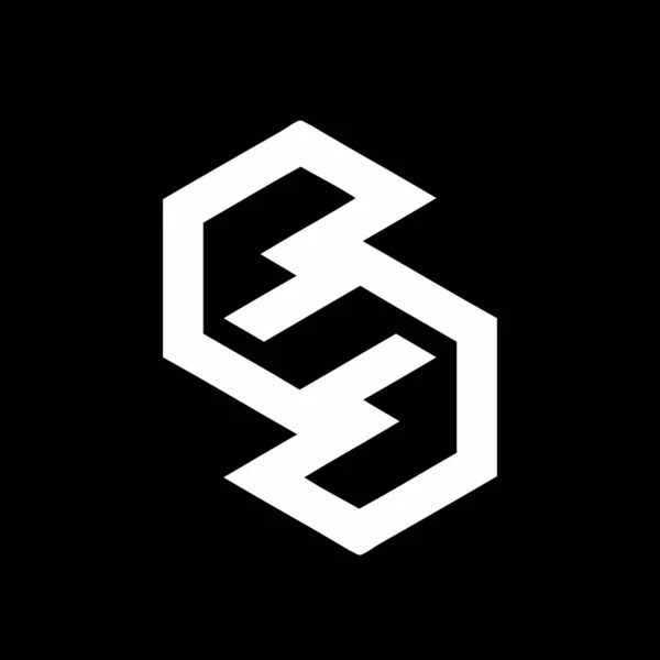 Esg Gsg Initialen Geometrisches Logo Und Vektorsymbol — Stockvektor