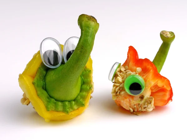 Lustiges Gemüse Emotionen Freunde, nein. 03 — Stockfoto