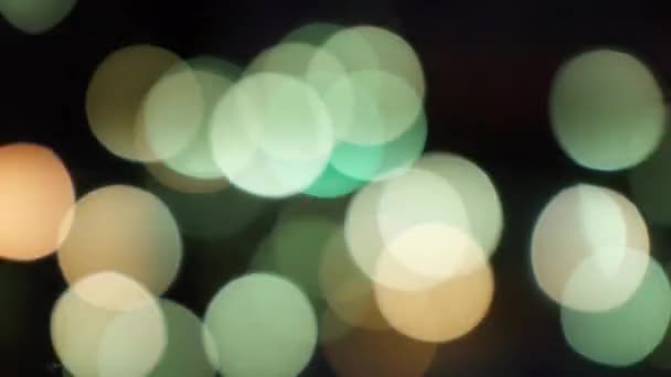 Iluminación de Navidad resplandor, bokeh No.02 — Vídeo de stock