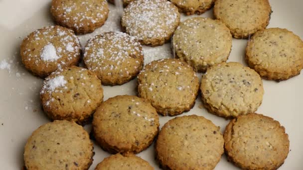 Noel pişirme tatlı bisküvi, no.07 — Stok video