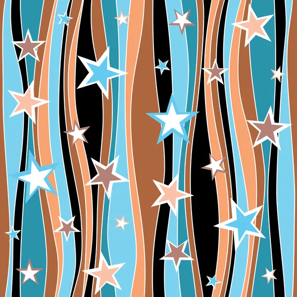 Naadloze abstracte stellaire patroon — Stockvector