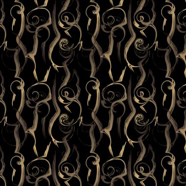 Dikişsiz lüks soyut desenler