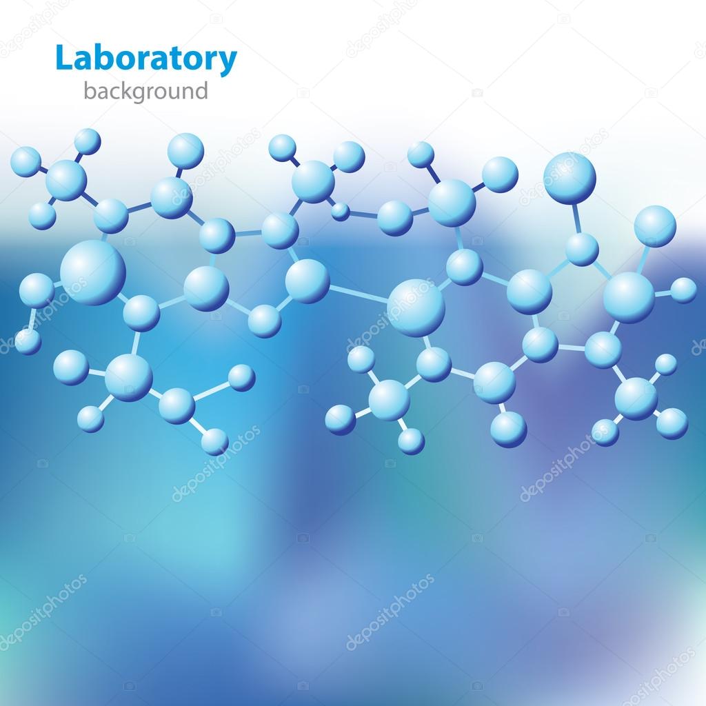Abstract blue-violet medical laboratory background.