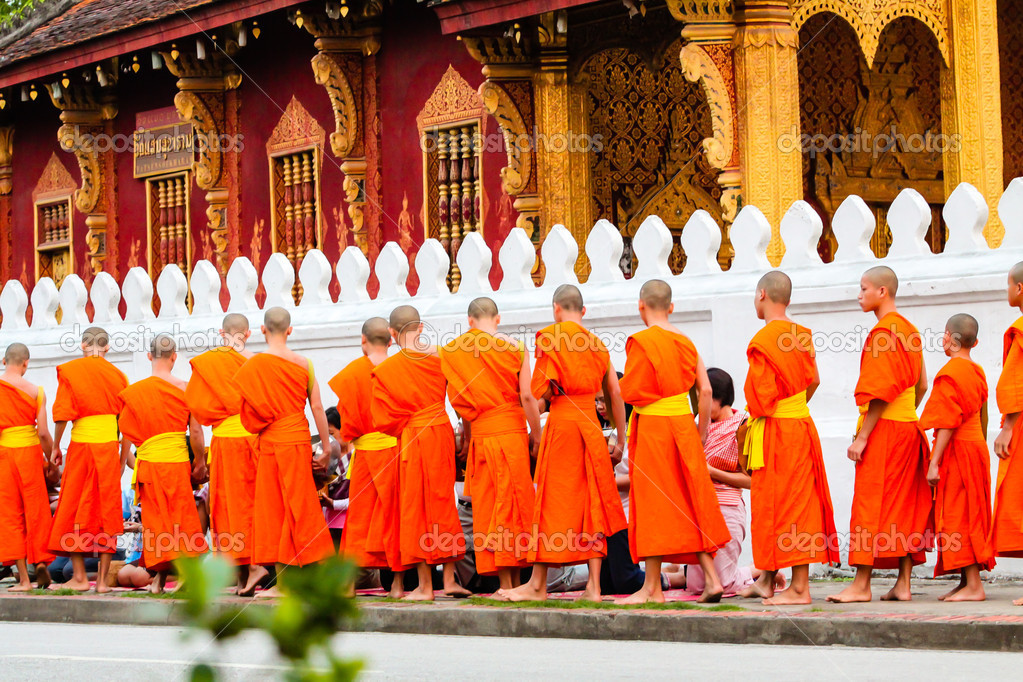 Monk at the Luang Prabang