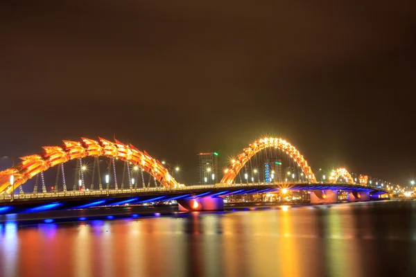 Night bridge — Stock Photo, Image