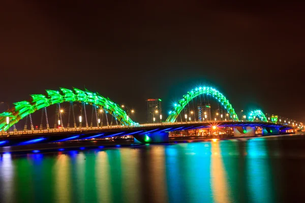 Night bridge — Stock Photo, Image