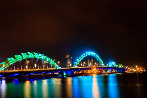 Night bridge — Stock Photo, Image