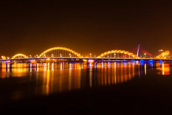 Night bridge — Stock Photo, Image