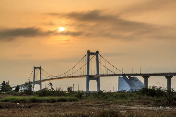 Bridge sunset — Stock Photo, Image
