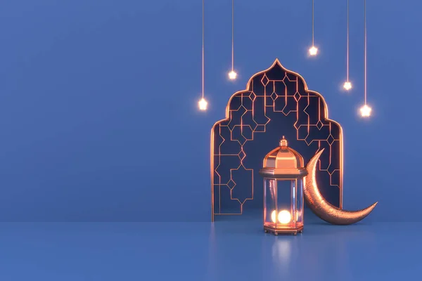 Ramazan Kareem Arkaplan İslami 3d illüstratör tasarımını selamlıyor