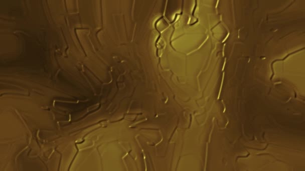 金色的抽象背景运动纹理模式 — 图库视频影像