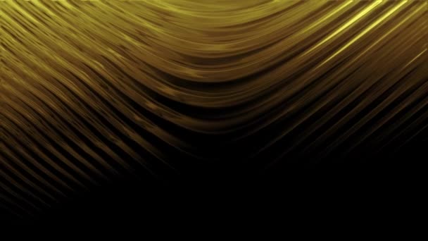 Golden Abstract Background Motion Texture Pattern — Stock Video