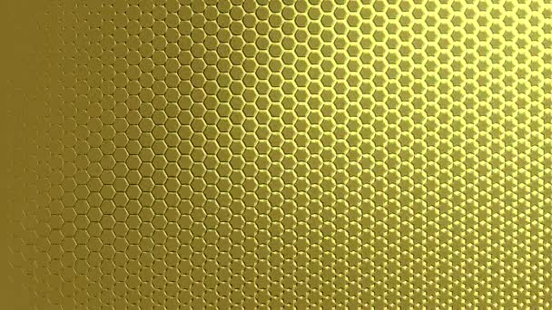 Fundo Abstrato Dourado Padrão Textura Movimento — Vídeo de Stock