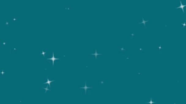 星が輝く星空の背景アニメーション — ストック動画