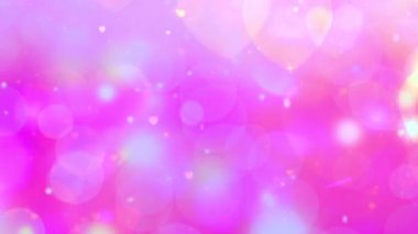 Işıldayan kalpler aşk arka planı