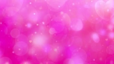 Işıldayan kalpler aşk arka planı